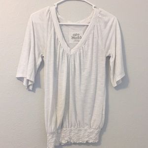 Mudd half sleeve white shirt